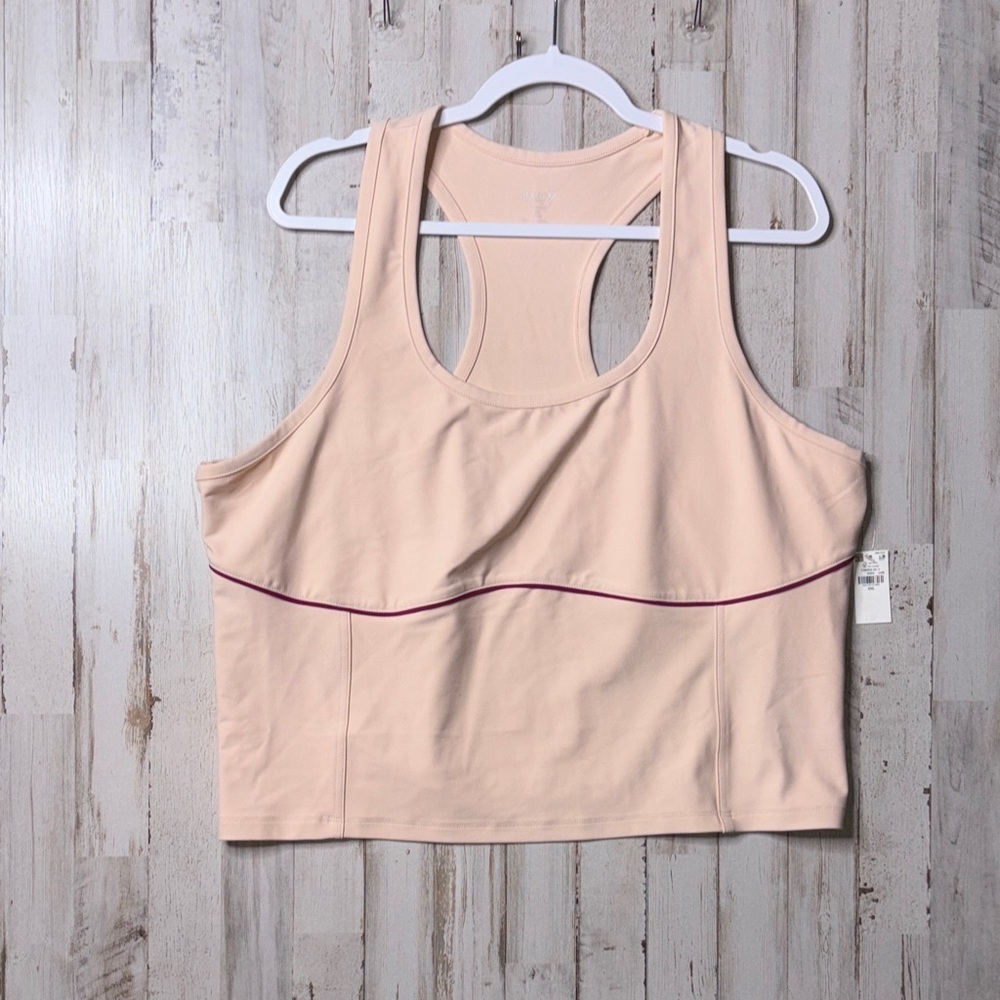 Old Navy Powersoft Racerback Cropped tank top size XXL NWT